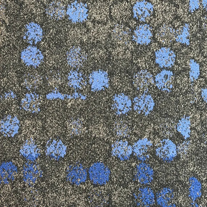 Interface Carpet Tile Gray / Blue Spots 19.69x19.69. 1,122 SF (#7) - All Flooring Now