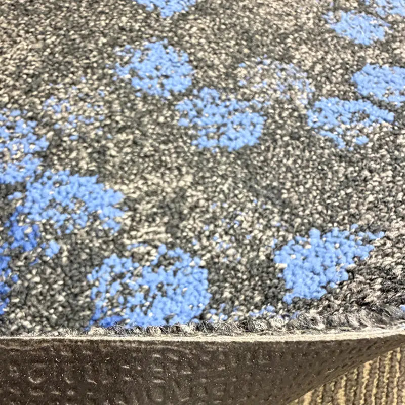 Interface Carpet Tile Gray / Blue Spots 19.69x19.69. 1,122 SF (#7) - All Flooring Now
