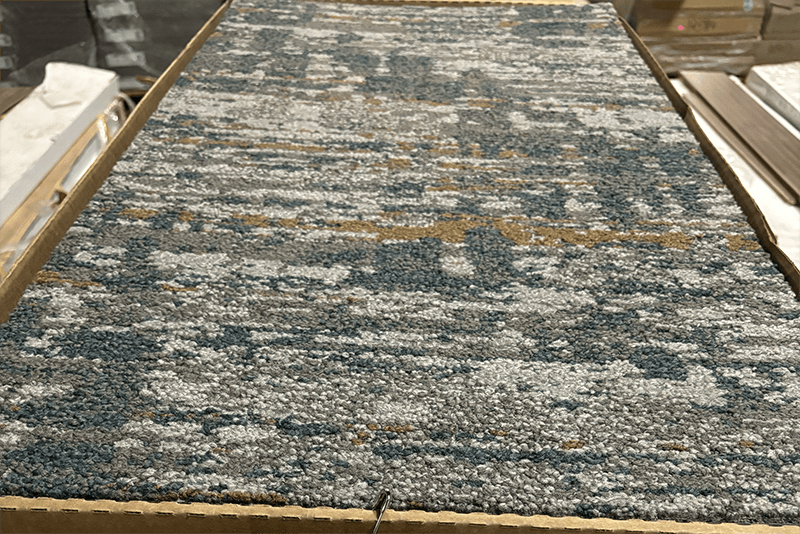 Gray Carpet Tiles New Vinyl Back Floor Commercial Grade Flooringing Tiles Loop Office Building Basement office Michigan Squares