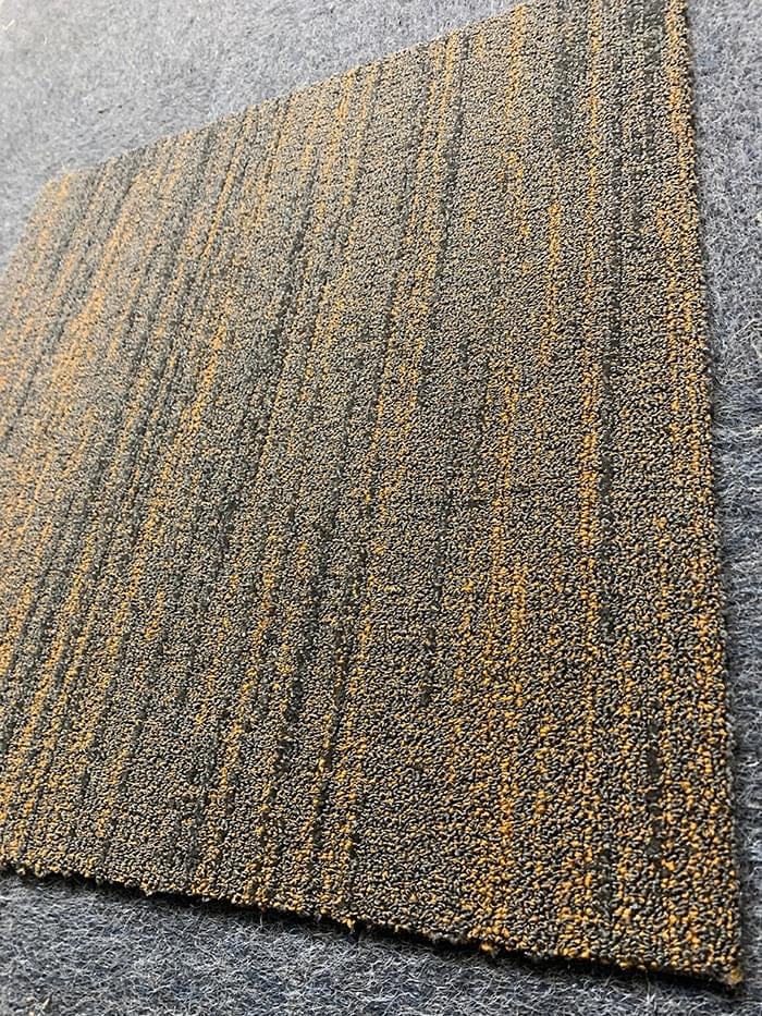 Brown Orange Carpet Tiles Commercial Grade Office Basement Flooring Squares Grey New Vinyl Back