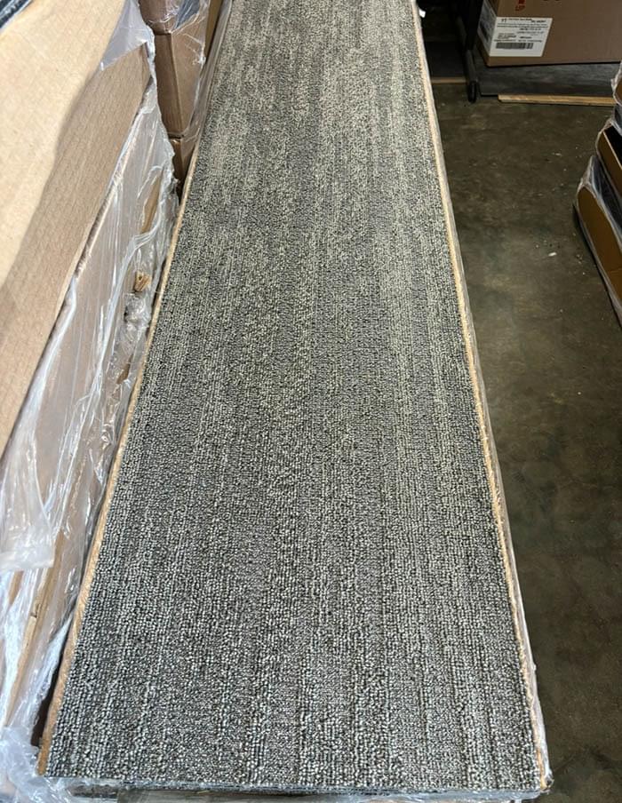 Light Gray Basement Carpet Tiles Commercial Grade Floor New for Store or office floor