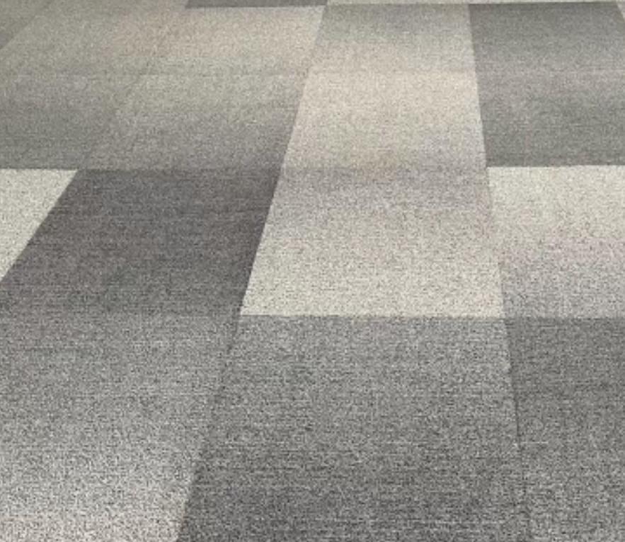 Gray Carpet Tiles Commercial Grade Office Basement Flooring Squares Grey New Vinyl Back