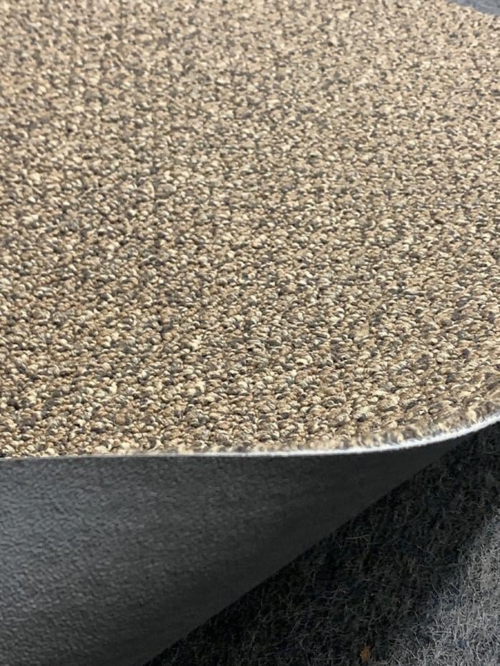 Beige Carpet Tiles Commercial Grade Office Basement Flooring Squares Vinyl Back