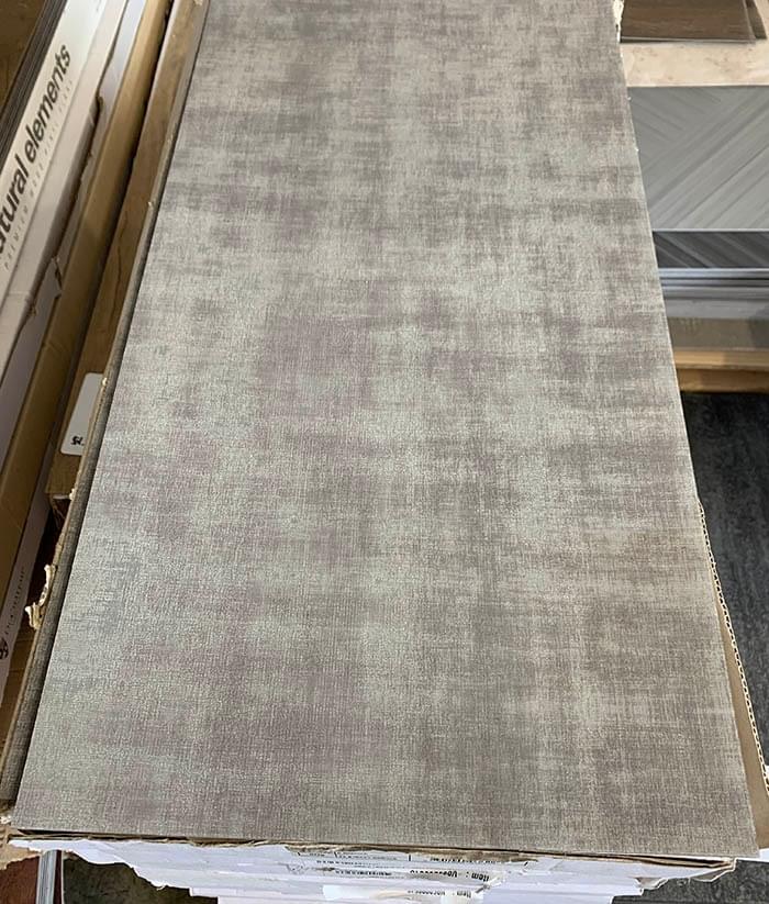 Vinyl Tile 12 x 24 gray silver glue down commercial grade flooring