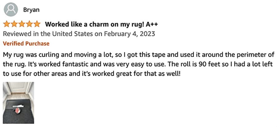 carpet tape for rugs reviews
